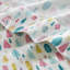 Grand drap en flanelle de coton avec 4 pièces