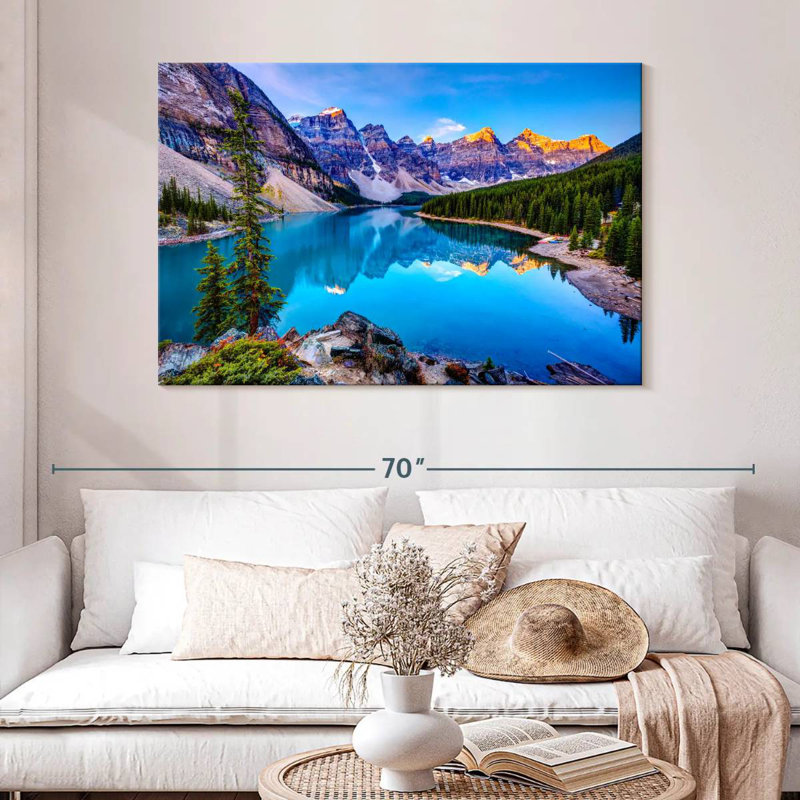 Alvord Amazing Moraine Lake, H 32 po x l 48 po