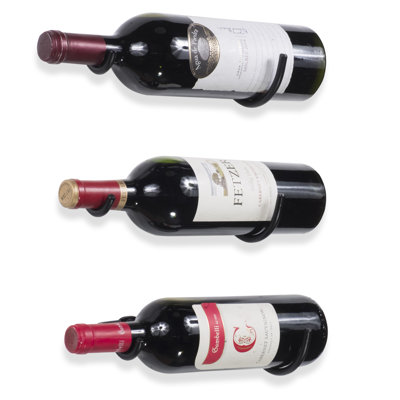 Lazaro Wine Bottle Rack in Black