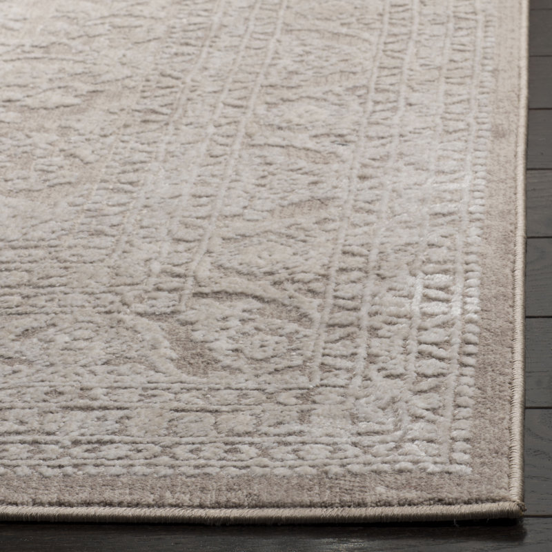 Tapis beige / crème Calidia, Carré 6 pi 7 po