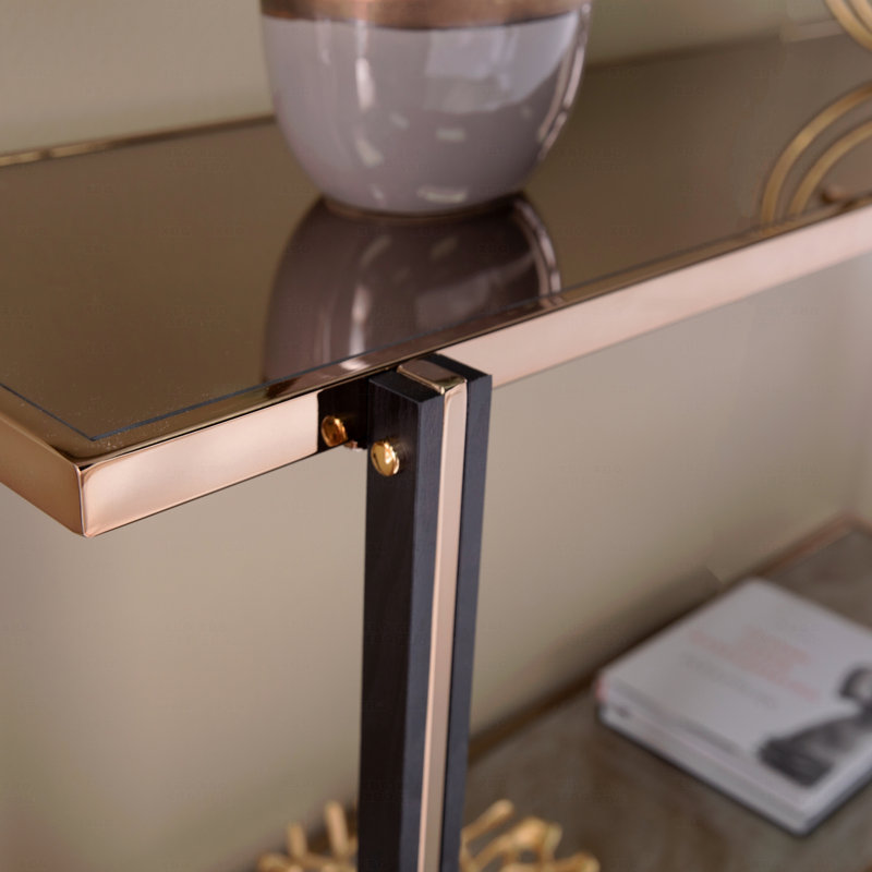 Console Thornsett, avec plateau en miroir