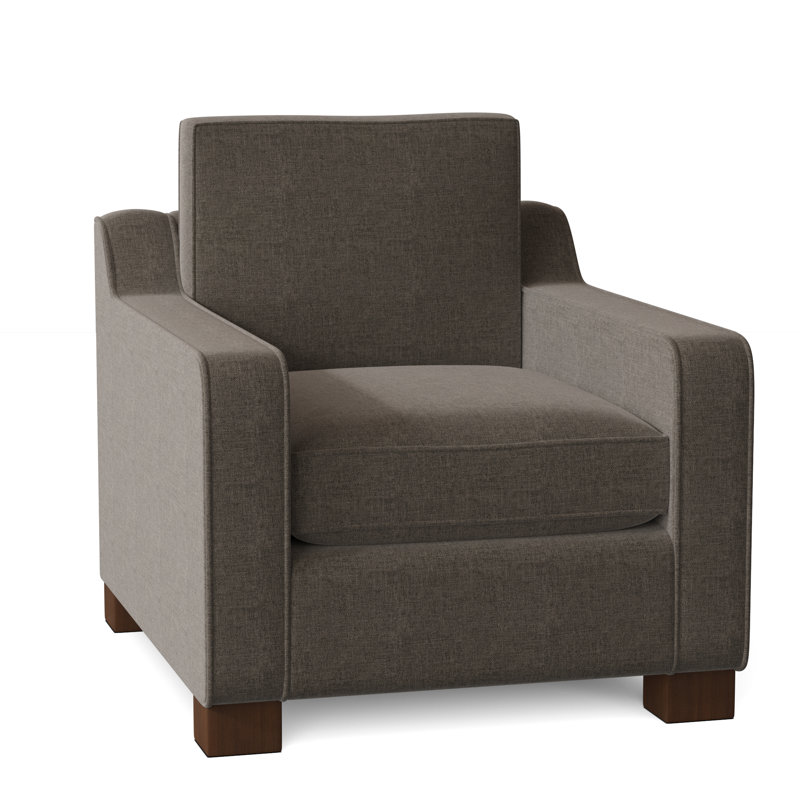 Fauteuil de 33 po de large Aceyon, Noyer, Champignon Jango