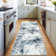 Abstract Machine Washable Rug with Rubber Backing for Living Room Non-Slip Dining Room Rug Easy-Cleaning Floor Carpet for Bedroom Office Playroom