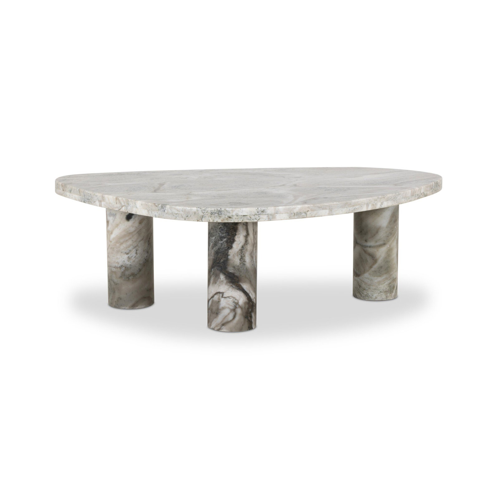 Moraga Single Coffee Table, 15" H x 25.5" L x 36" W, Sage Onyx