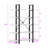  70.5"H X 47.3"W Bookcase, 5-Tier Open Etagere Bookshelf Storage Display Rack-1469908275
