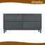 Buffet 59 "avec portes vitrées et cannes 59"-1642194738