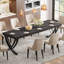 Metal Base Dining Table-1357912291-1357912286