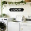 Enseigne de buanderie décor 23,5 x 5,1 pouces, enseigne de salle de lavage décor