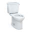 Drake® 1.28 GPF Water Efficient Round Two-Piece Toilet with Tornado Flush (Seat Not Included)