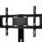 Height - Adjustable, Black Tempered Glass, Storage Stand, 32" 65" Tvs, 3 Tier Shelves, Swivel Function, 180 Lbs Load, Charging, Wire Management Tier, Tv Swivel, Adjustment, Capacity,-1494821952