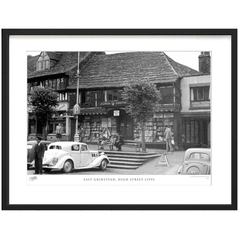East Grinstead, High Street C1955 by Francis Frith - Single Picture Frame Print, 28cm H x 36cm W x 2.3cm D