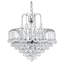 Lustre empire unique à 6 lumières avec détails en cristal Chellie