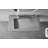36 in. Wall-Mount or Countertop Bathroom with Diamond Bowl Solid Surface-67801189