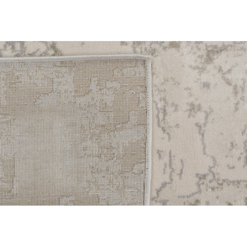 Lakena 12585-189 IVOIRE / BEIGE / GRIS, Rectangle 5 pi 3 po x 7 pi