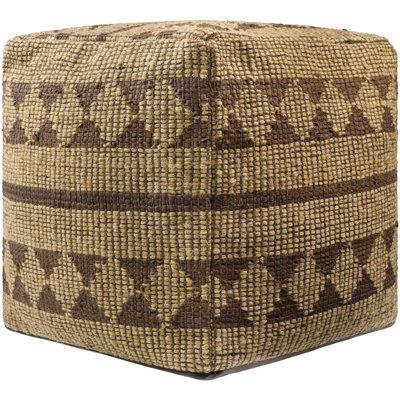 Chrishell Upholstered Ottoman by Dakota Fields