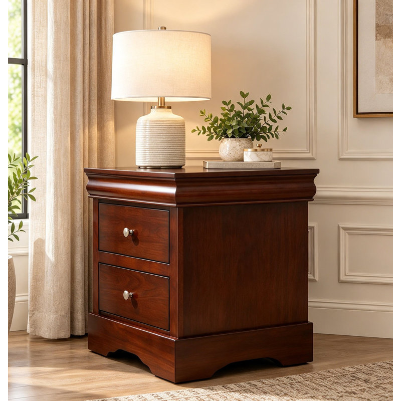 Louis Philip Nightstand, Walnut