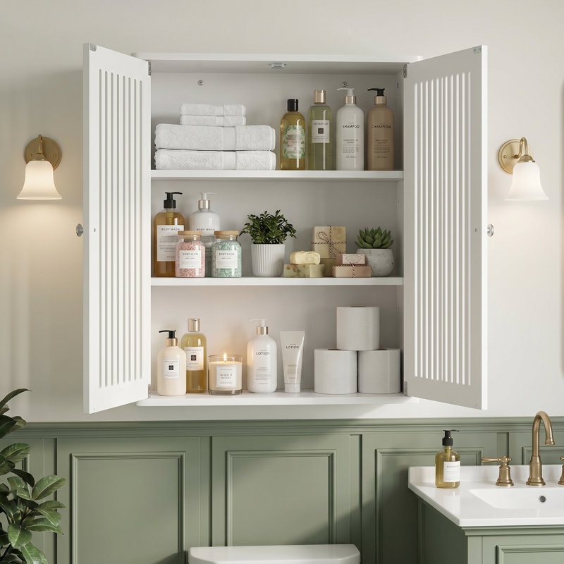 Armoires à pharmacie peu encombrantes, rangement moderne en bois aggloméré pour salle de bain