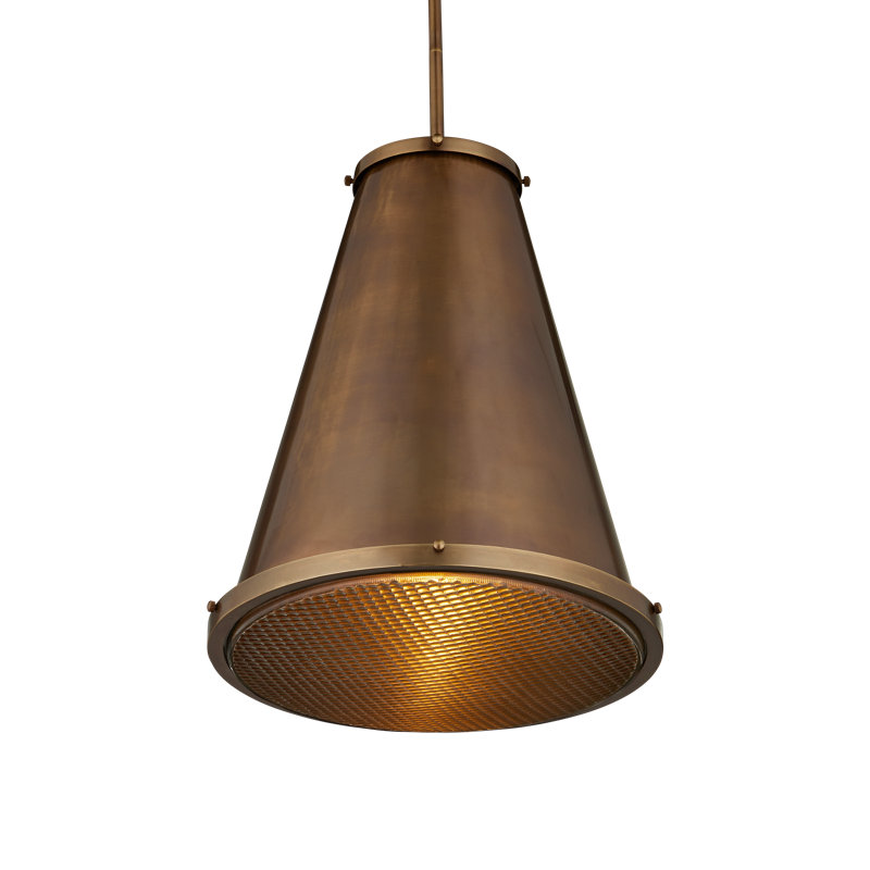 Seafarer 1 - Light Pendant, Antique Brass, Clear/Antique Brass