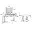 Ensemble de meuble-lavabo de salle de bain unique moderne avec tabouret pliable en MDF avec placage 1 pièce