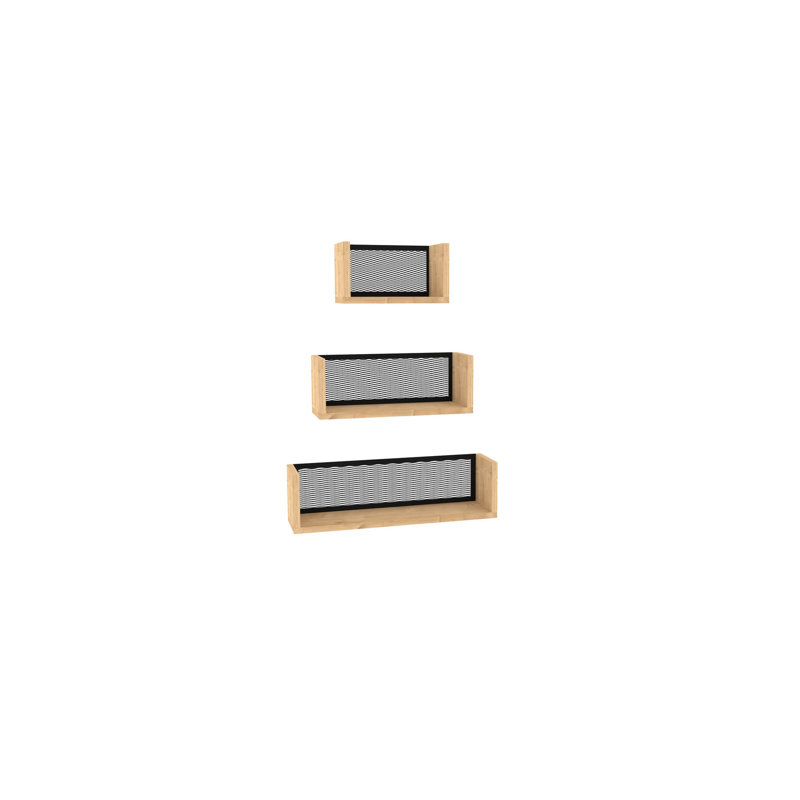 3 tablettes décoratives 3 pièces
