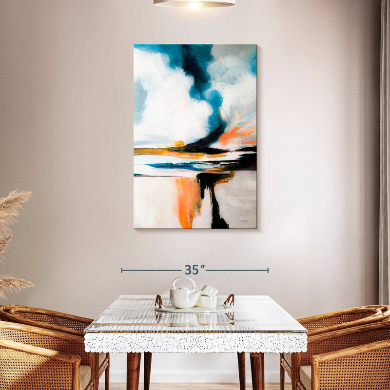 Avery Abstract Overflow, 45" H x 30" W