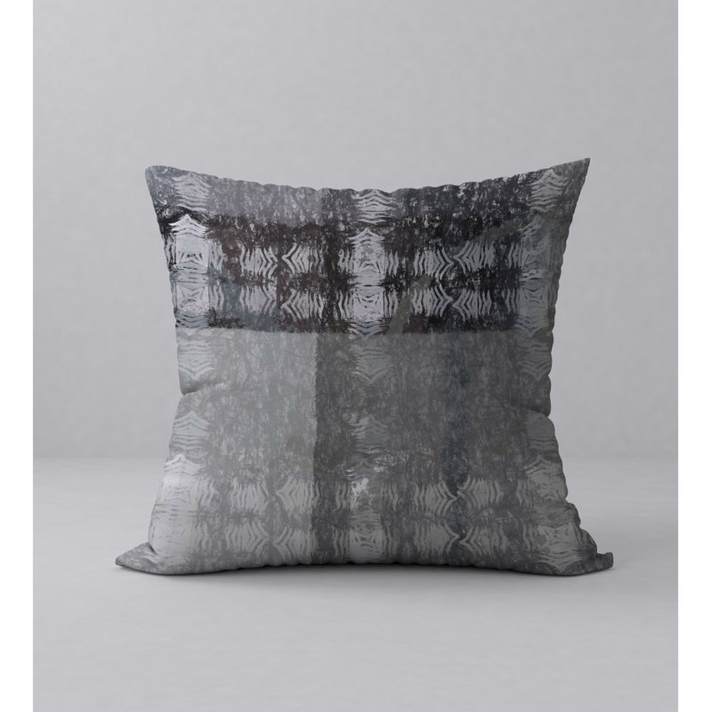 Abstract Reversible Throw Pillow, 24" x 24"
