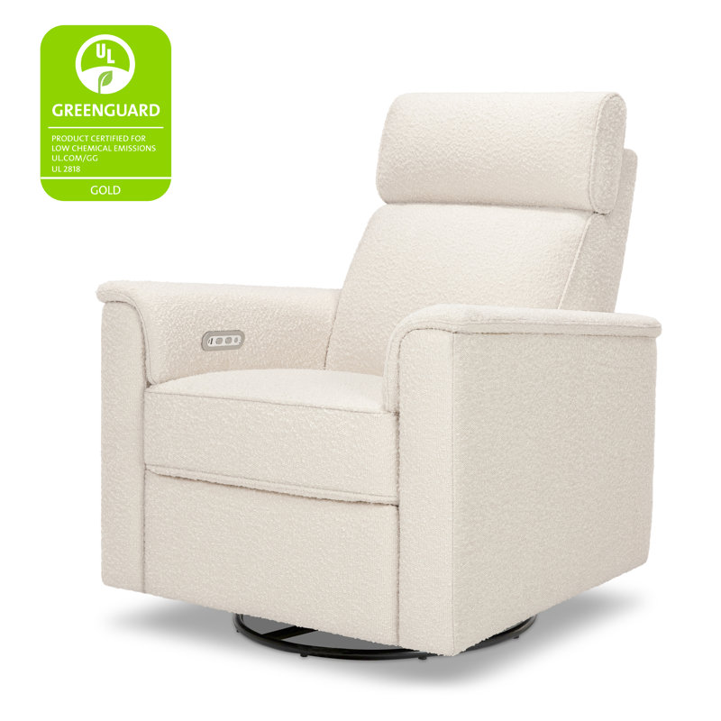 Willa Plus Power Glider Recliner w/ Power Headrest, Performance Ivory Boucle