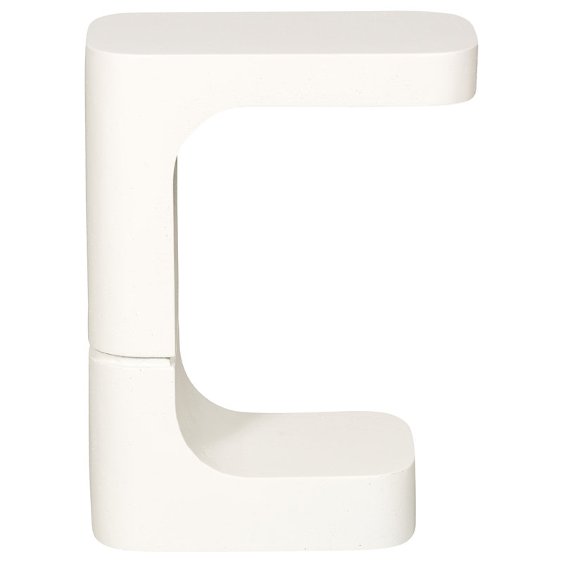 Michael Weiss Outdoor Side Table, Stone White