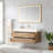 Beira 48 " W Free Standing Wall Mounted 1 Single Vanity Bathroom Vanity With Top with Mirror-755004967-755004964