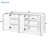 Temperley 60" Sideboard, Accent Buffet Cabinet-916844848