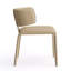 Chaise d'appoint rembourrée en cuir avec siège rembourré Saddle-11851420