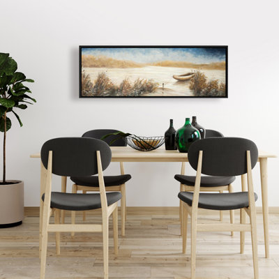 "Bateau abandonné" sur toile