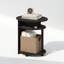 Table de chevet ovale Ebern Designs Duffield