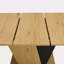 Table de salle à manger extensible de 61,81 po (46,46 po) avec rangement intégré, table en bois moderne avec structure en métal robuste et base en panneau de fibres à densité moyenne, plateau de table réglable pour la maison, la salle à manger et -111286414