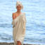 Serviette de plage en coton Astrea-69531109
