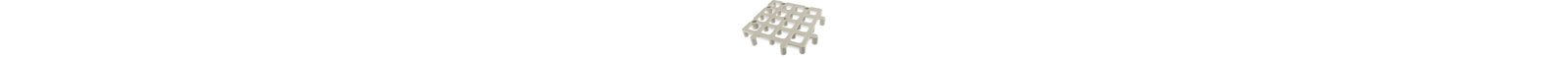 Carlisle Food Service Products 1 Shelf Dunnage Racks & Shelving