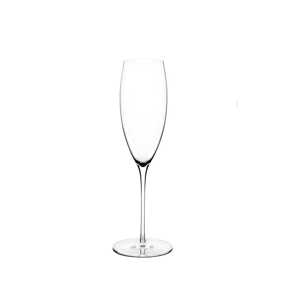 Liana 220ml Handmade Crystal Flute Set