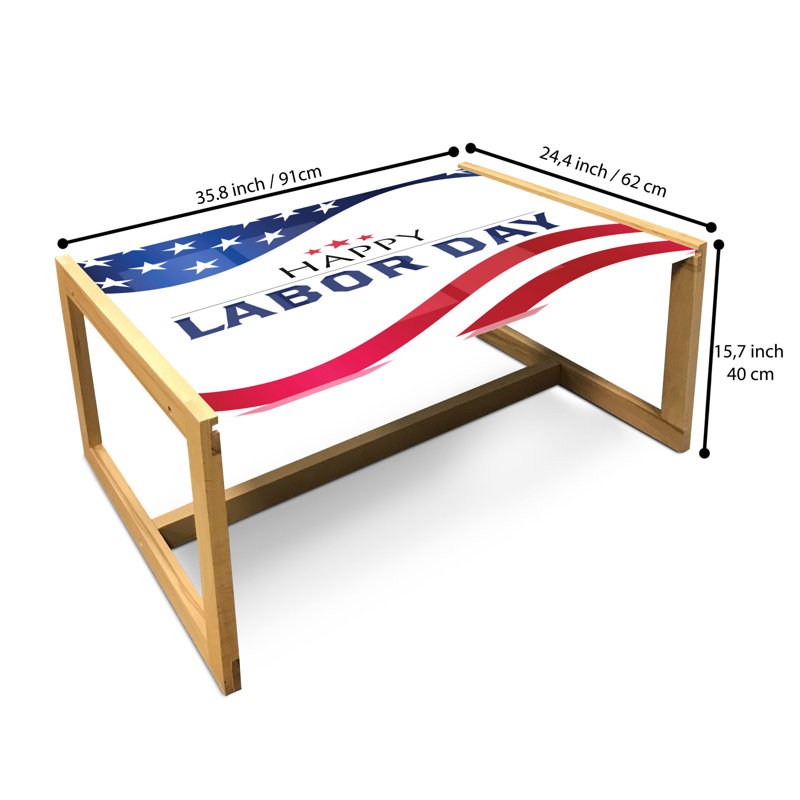 Jakaiyah Sled Coffee Table, 90cm H x 62cm W x 40cm D