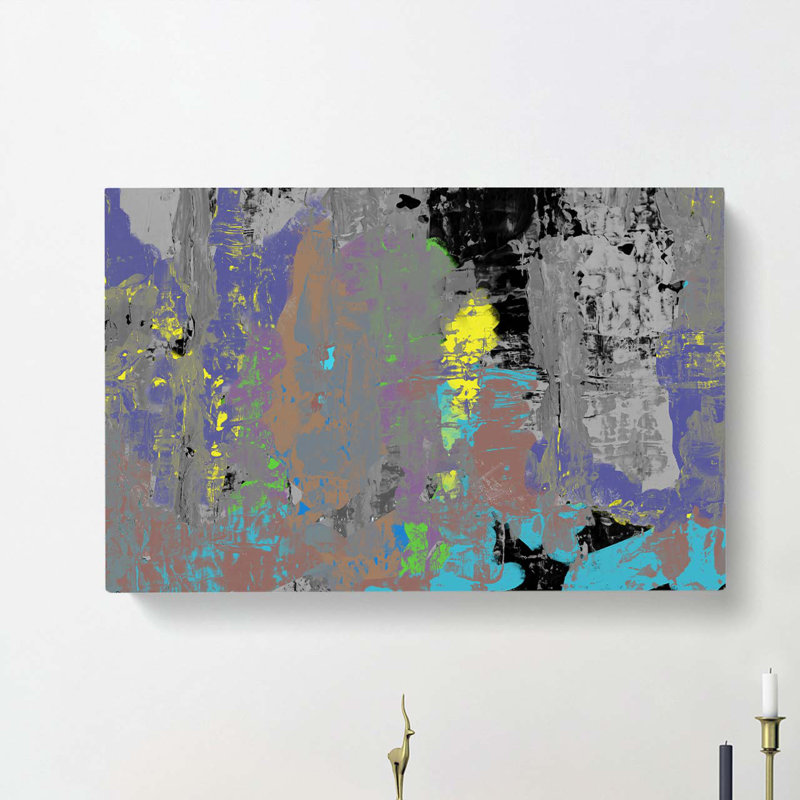 Abstract Art Painting Vol.71 by S.Johnson - Wrapped Canvas, 60cm H x 91cm W x 3cm D
