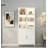 76.75" Tall Display Cabinet With Glass Doors And LED Lights-792878755