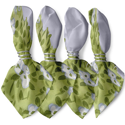 Lonston Polyester Floral Square Napkin