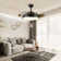 Carlhenry 42Inch Modern Retractable Ceiling Fans LED Light with Remote Control
