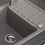 Dakota Fields Daramanivong 460mm W Single Bowl Granite Drop-In Kitchen Sink with 1 Faucet Hole-1835835846