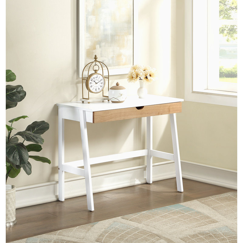 Bureau Hilton en blanc / naturel