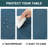 Premium Linen Textured Solid Table Cloths  Spill-Proof Waterproof Table Cover for Dining Buffet Tablecloth Feature Extra Soft and Thick Fabric Wrinkle Free-89868459-89868454