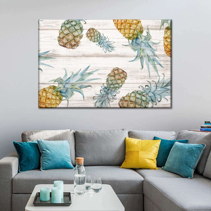 «Pineapple Pineapple», reproduction sur toile, H 8 po x l 12 po x P 1 po
