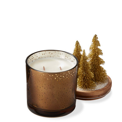 Snowcap Bottle Brush Candle