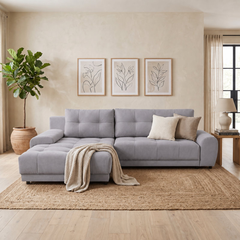 Sabria 3 Seater Sofa Bed, Left Hand Facing