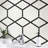 Hive 12 in. x 12 in. Matte Porcelain Mosaic Floor and Wall Tile-96930107