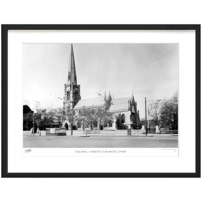 Ealing, Christ Church C1950 1 Piece Single Picture Frame Wall Art